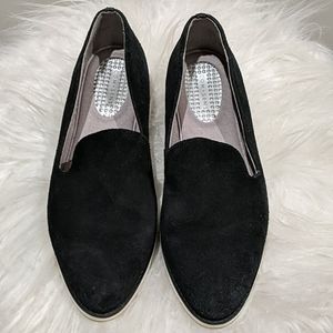 Black Suede loafers